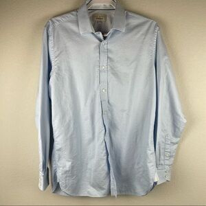 Ted Baker Endurance Light Blue Diamond Print Button Up Shirt